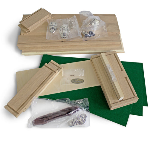Gerstner USA Unfinished Wooden Tote Case DIY Kit, Green Felt