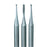 High Speed Steel Micro Cutters, Set of 3, 3/32" Shank