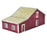 Horse Stable, HO Scale, By Scientific