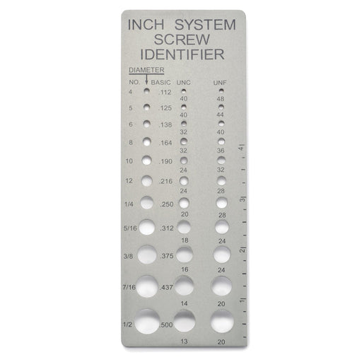 Screw Chek'r® Inch Screw Identifier