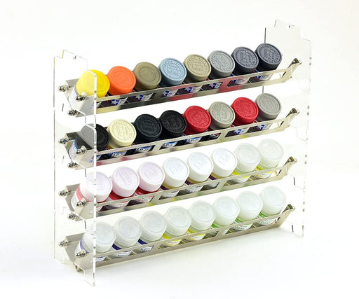 Infini Model Acrylic Wide Type Paint Rack, 4 Stacks