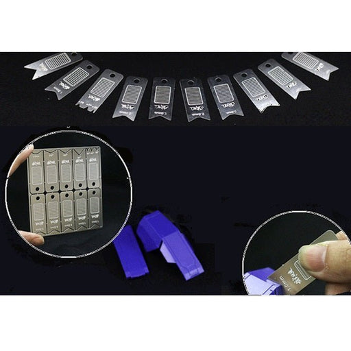 Infini Model Metal-Etched Beveling Shapers, 10-Pack