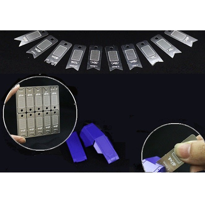 Infini Model Metal-Etched Beveling Shapers, 10-Pack