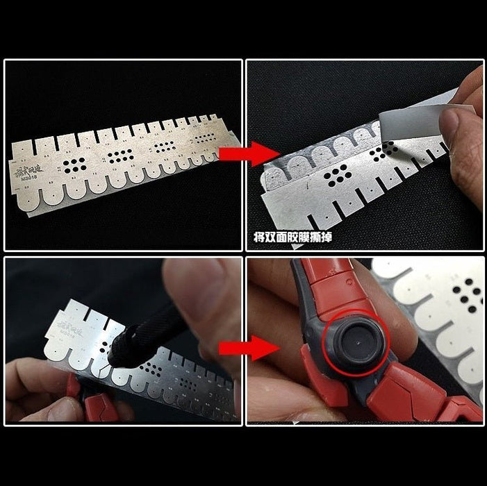 Infini Model Metal-Etched Centering Drill Guide Plate