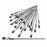 Infini Model Silicone Coated Paint Clips, 20pk