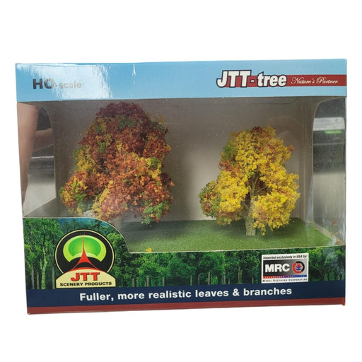JTT Pro-Elite Tree, Deciduous Autumn 3-3.5" HO Scale 2pk