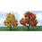 JTT Pro-Elite Tree, Deciduous Autumn 3-3.5" HO Scale 2pk