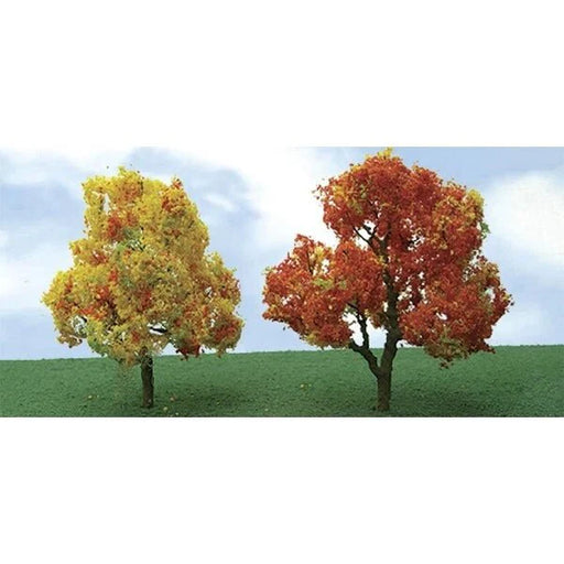 JTT Pro-Elite Tree, Deciduous Autumn 3-3.5" HO Scale 2pk