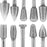 Jumbo Diamond Burr Set, 10 pieces, 150 grit