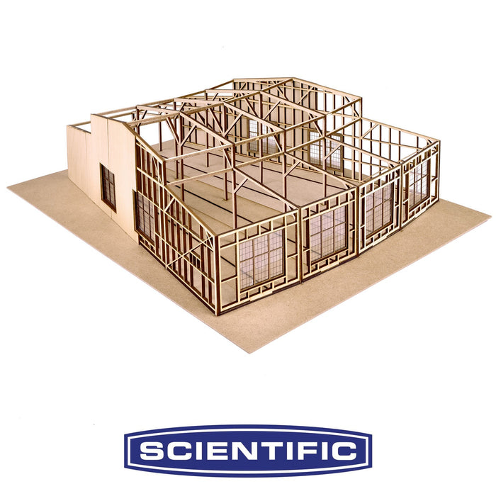 Keddie Roundhouse Kit, HO Scale, By Scientific