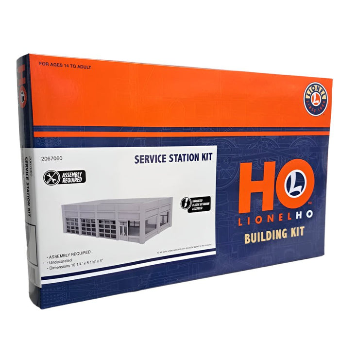 Lionel™ Modern Service Station Building Structure Kit (Undecorated), HO Scale