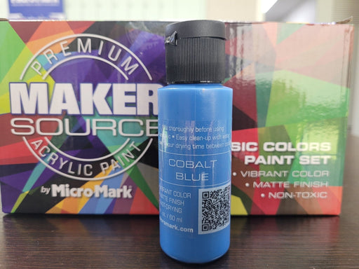 Makersource Acrylic Paint by Micro-Mark, Cobalt Blue, 60ml