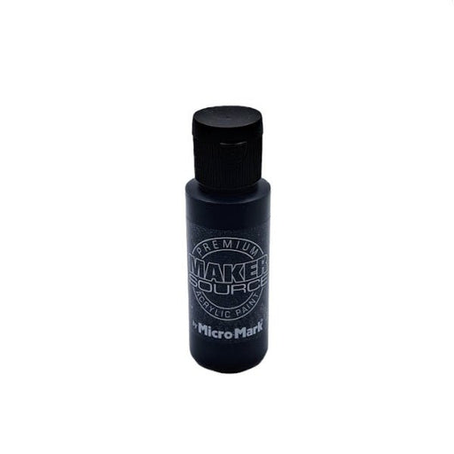Makersource Acrylic Paint by Micro-Mark, Lamp Black, 60ml