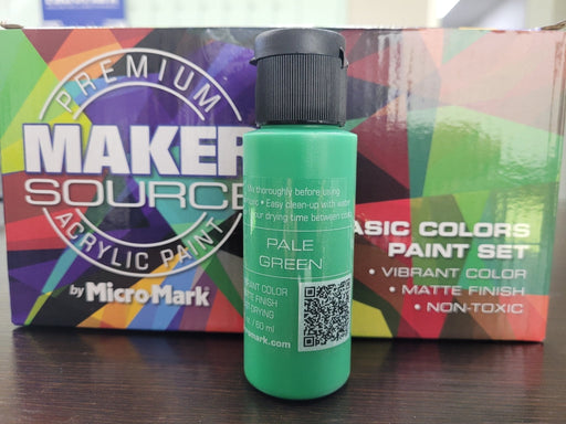 Makersource Acrylic Paint by Micro-Mark, Pale Green, 60ml