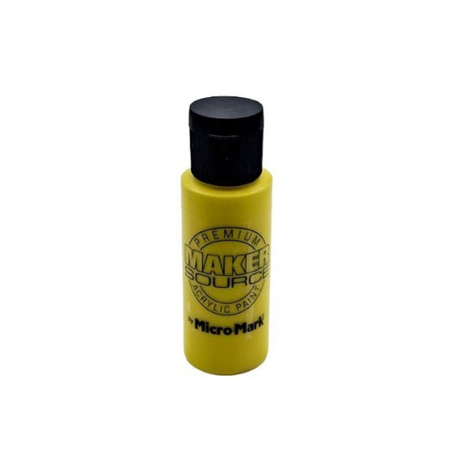 Makersource Acrylic Paint by Micro-Mark, Primary Yellow, 60ml
