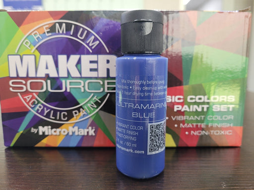 Makersource Acrylic Paint by Micro-Mark, Ultramarine Blue, 60ml
