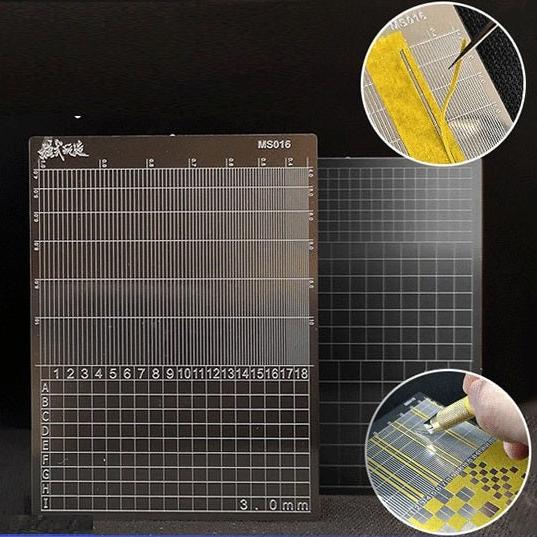 Infini Model Metal-Etched Cutting Mat A for Masking Tape