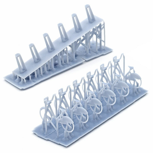 Metropolitan Bike Share Bicycles, HO Scale by Scientific