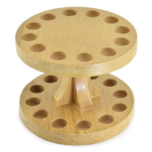 Micro-Mark 12-Space Wooden Tool Organizer