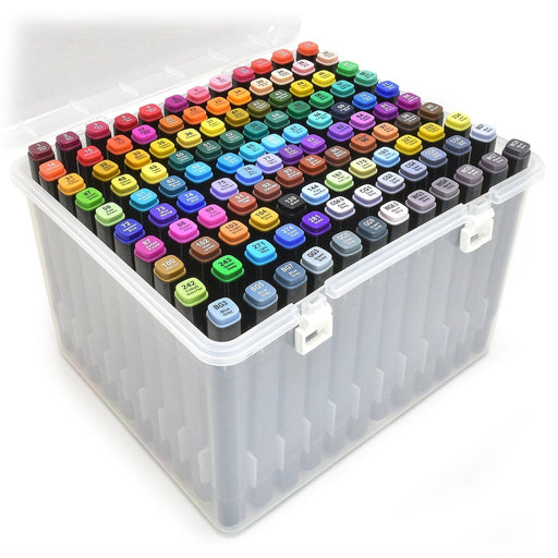 Micro-Mark 120 Color Double Tip Alcohol Marker Set