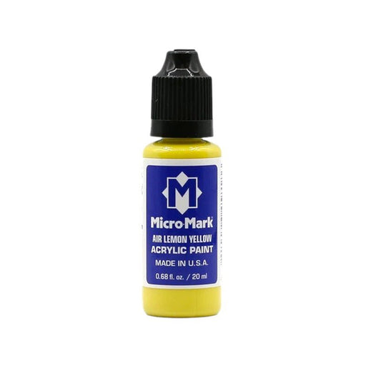 Micro-Mark Air Lemon Yellow Acrylic Paint, 20ml