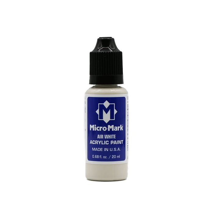 Micro-Mark Air White Acrylic Paint, 20ml