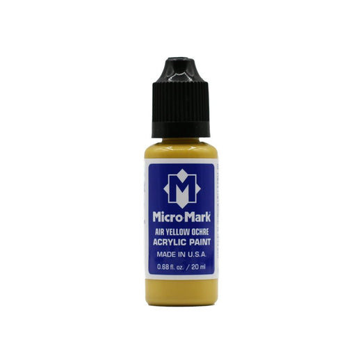 Micro-Mark Air Yellow Ochre Acrylic Paint, 20ml