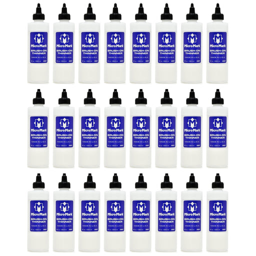 Micro-Mark Brush-on Thinner, 24 Pack Case 8 oz bottles