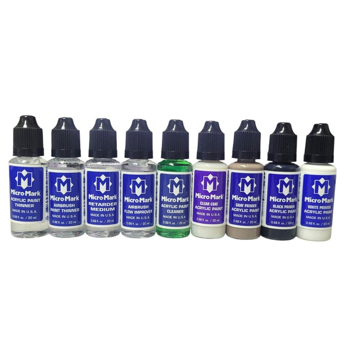 Micro-Mark Essentials Acrylic Paint Set