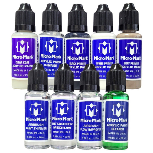 Micro-Mark Essentials Acrylic Paint Set