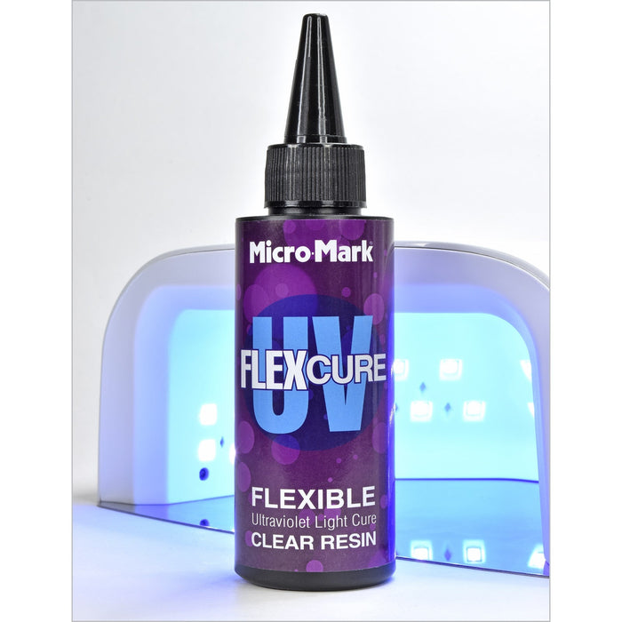 Micro-Mark FlexCure UV Clear Flexible Resin, 100ml
