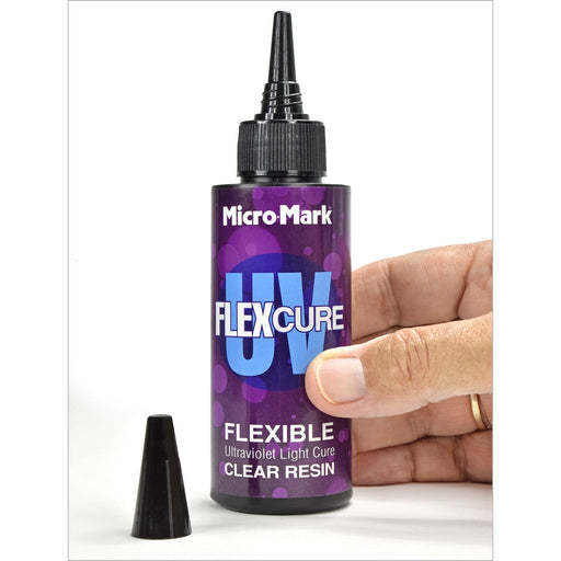 Micro-Mark FlexCure UV Clear Flexible Resin, 100ml