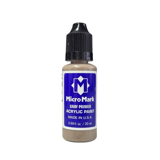 Micro-Mark Gray Primer Acrylic Paint, 20ml