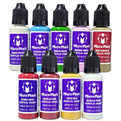 Micro-Mark Legendary Wargame Acrylic Paint Set