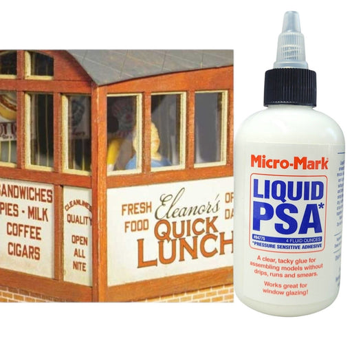 Micro-Mark Liquid PSA, 4 oz. Applicator Bottle