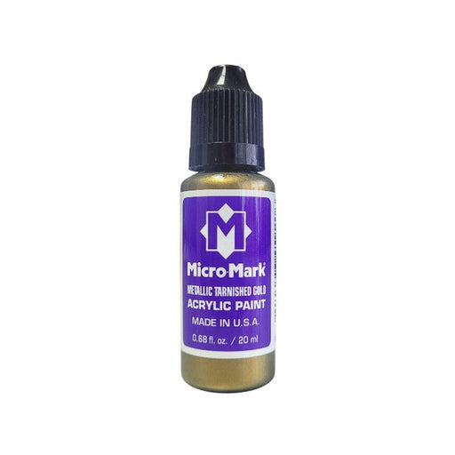 Micro-Mark Metallic Tarnished Gold Paint, 20ml