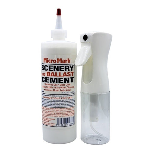 Micro-Mark "Mr.Mist'r"/Scenery and Ballast Cement Combo