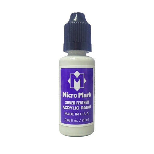 Micro-Mark Silver Feather Paint, 20ml