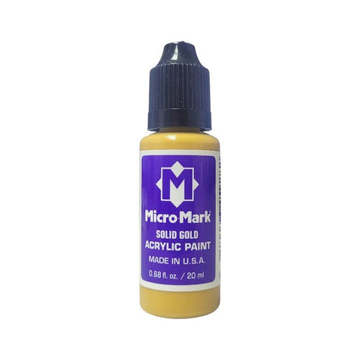 Micro-Mark Solid Gold Paint, 20ml