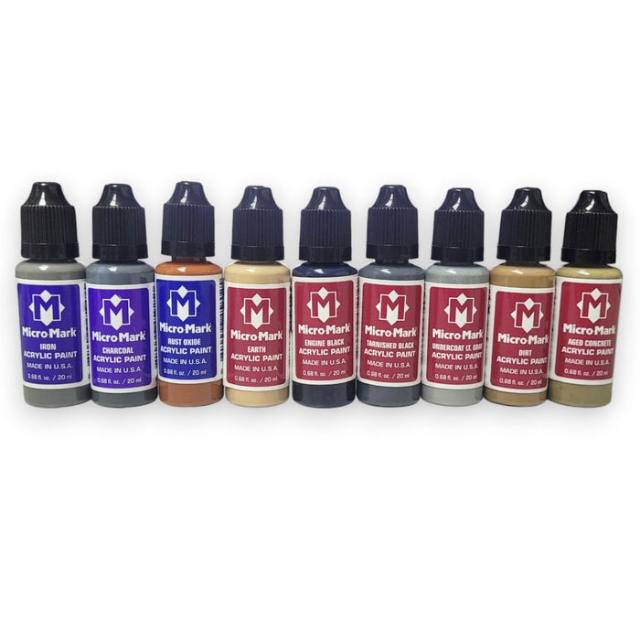 Micro-Mark Urban Terrain Acrylic Paint Set