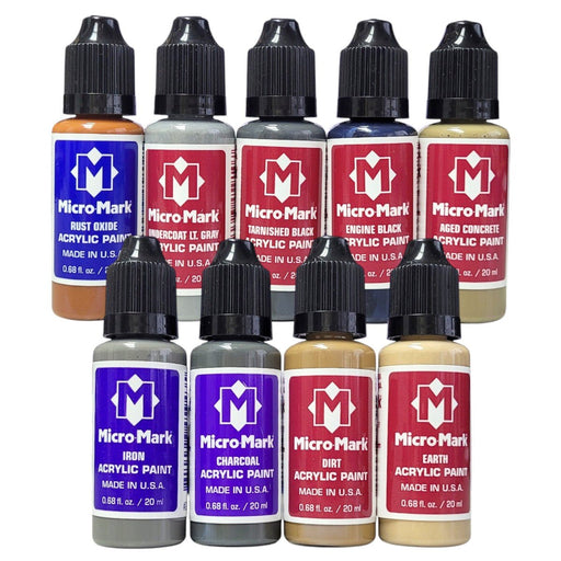 Micro-Mark Urban Terrain Acrylic Paint Set
