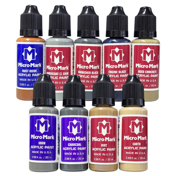 Micro-Mark Urban Terrain Acrylic Paint Set