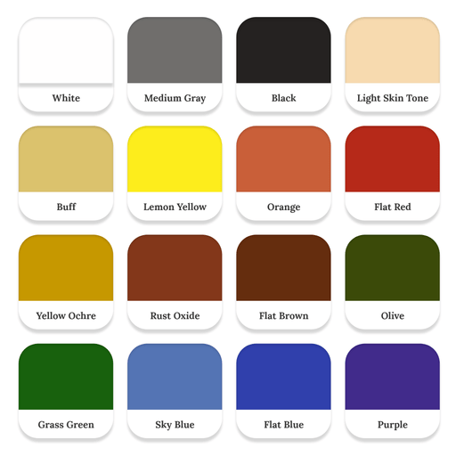 Micro-Mark Yellow Ochre Acrylic Paint, 20ml