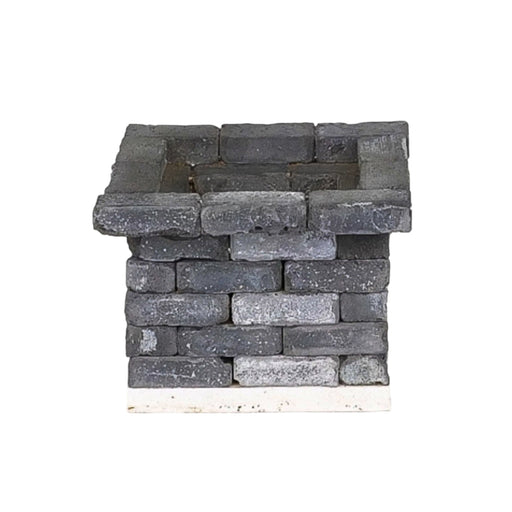 Real Brick Mini Plant Holder Kit, Small Gray