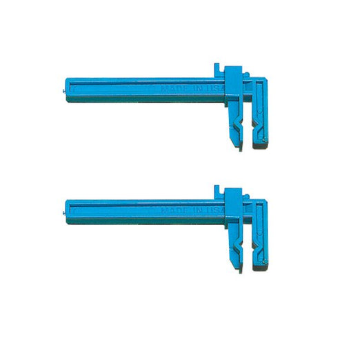 Excel Mini Plastic Clamps, 3 Inch Capacity (Set of 2)