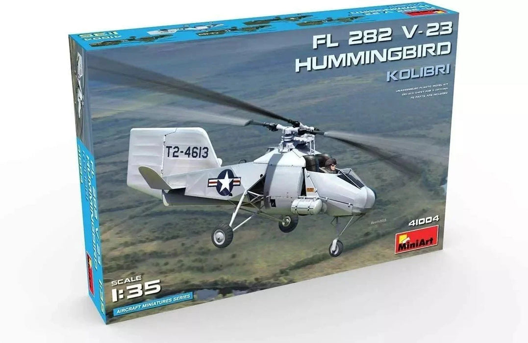 MiniArt Models Flettner FI 282 V23 Kolibri "Hummingbird" Single-Seat USAF Helicopter Plastic Model Kit, 1/35 Scale