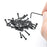Miniature Hex-Drive Button-Head Screws, #0x3/8", Pack of 40