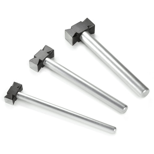 Square-Head Miniature Machinist's Hammers, Set of 3