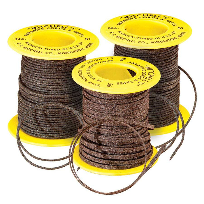 Mitchell's #51 Abrasive Cord (120 Grit, .055 Inch Dia. x 16 Yards Long)