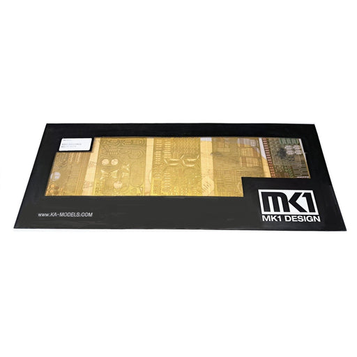 MK1 Design 1/200 DKM Battleship BISMARCK Wooden Deck & Photo Etched Parts Detail-up Set (Upgrade Pack For Trumpeter® Bismarck Model Ship